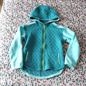 { Columbia } Girls Fleece Hoodie Turquoise
